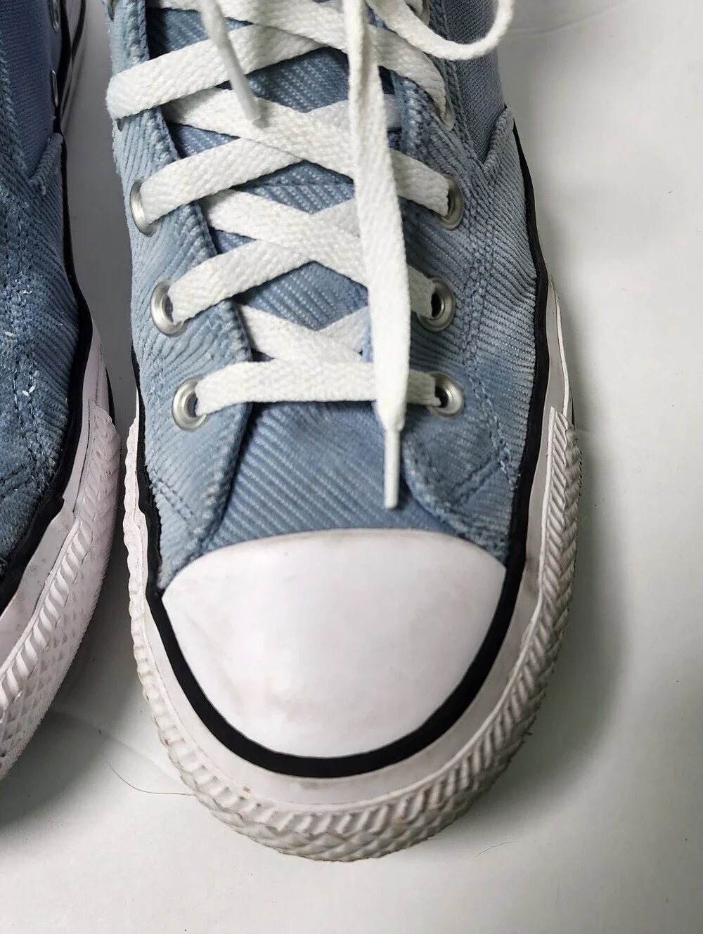 Converse Chuck Taylor Allstar Malden Street Mid Top Sneaker Light Blue Size 9.5